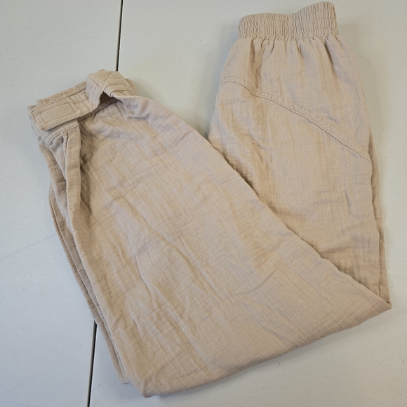 NWT Cotton On Body Woven Dance Pants Sesame Small - Picture 3 of 16